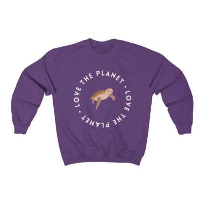 Love The Planet Turtle Crewneck Sweatshirt - Image 8