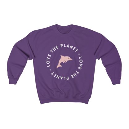 Love The Planet Dolphin Crewneck Sweatshirt - Image 9