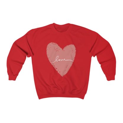 Cute Love Heart Crewneck Sweatshirt - Image 11