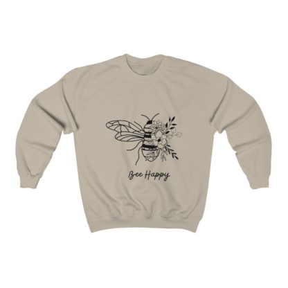 Bee Happy Crewneck Sweatshirt - Image 3