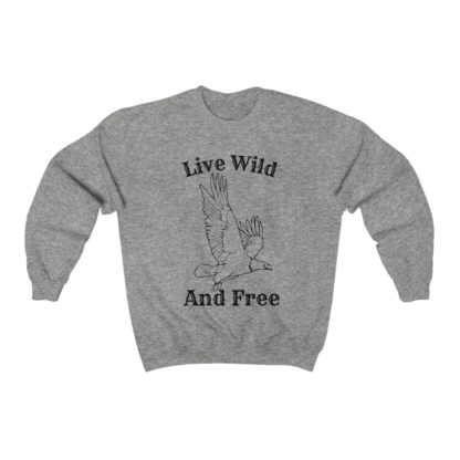 Live Wild And Free Crewneck Sweatshirt - Image 4