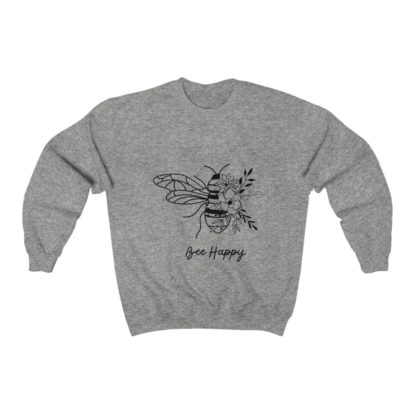 Bee Happy Crewneck Sweatshirt - Image 4