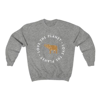 Love The Planet Elephant Crewneck Sweatshirt - Image 3