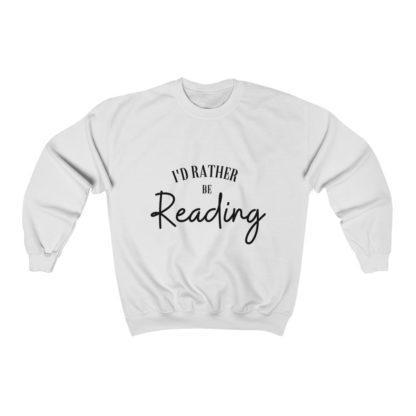 I'd Rather Be Reading Crewneck Sweatshirt - Image 2