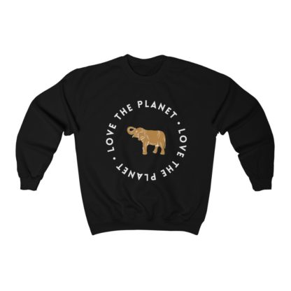 Love The Planet Elephant Crewneck Sweatshirt - Image 2