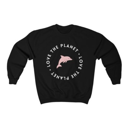 Love The Planet Dolphin Crewneck Sweatshirt - Image 2