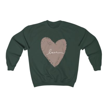 Cute Love Heart Crewneck Sweatshirt - Image 5