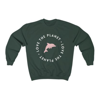 Love The Planet Dolphin Crewneck Sweatshirt - Image 4