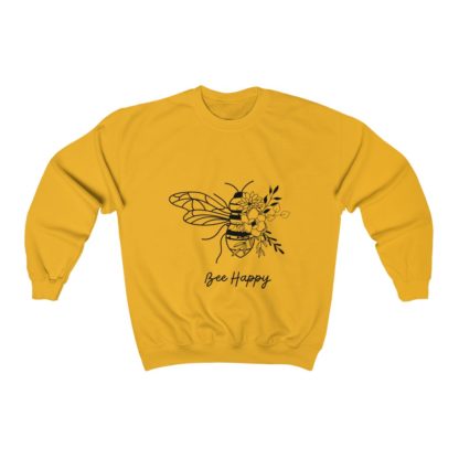 Bee Happy Crewneck Sweatshirt - Image 5