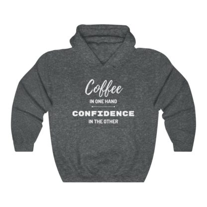 Coffee and Confidence Hooded Sweatshirt - Image 3