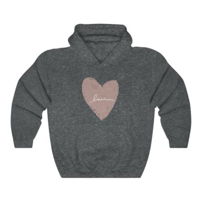 Cute Love Heart Hooded Sweatshirt