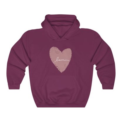 Cute Love Heart Hooded Sweatshirt - Image 10