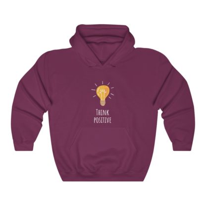 Think Positive Hooded Sweatshirt - Image 11