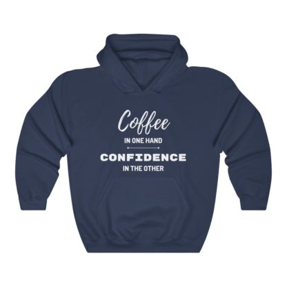 Coffee and Confidence Hooded Sweatshirt - Image 7