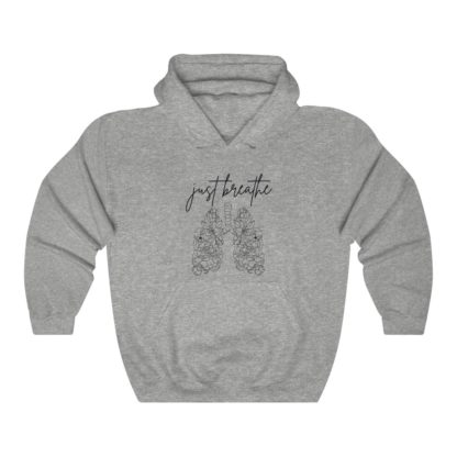 Just Breathe Hooded Sweatshirt - Image 3