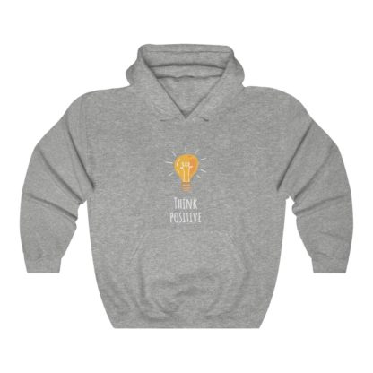 Think Positive Hooded Sweatshirt - Image 3