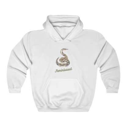 Feminist Snake Hooded Sweatshirt - Image 2