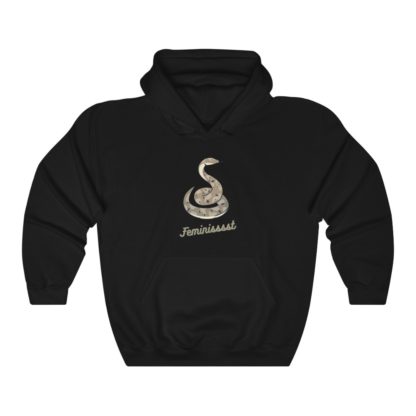 Feminist Snake Hooded Sweatshirt - Image 3