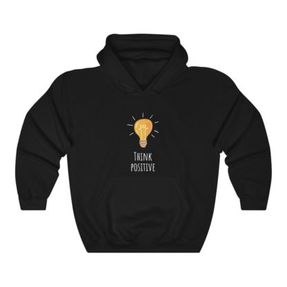 Think Positive Hooded Sweatshirt - Image 2