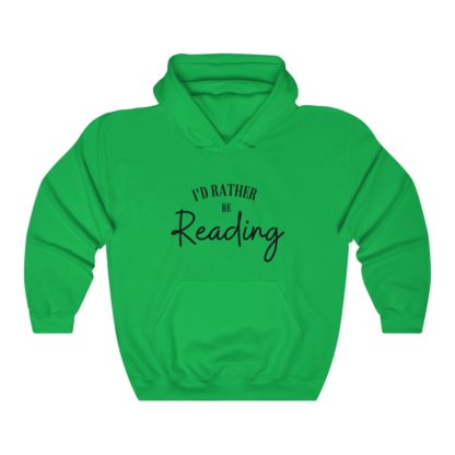 I'd Rather Be Reading Hooded Sweatshirt - Image 5