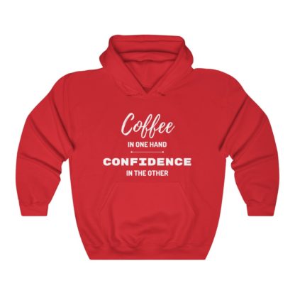 Coffee and Confidence Hooded Sweatshirt - Image 9