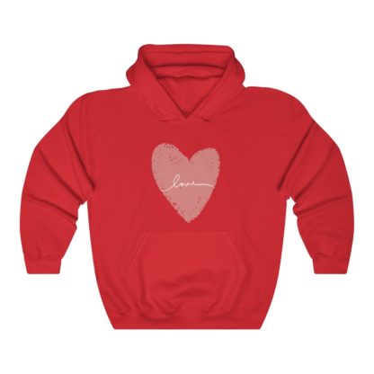 Cute Love Heart Hooded Sweatshirt - Image 11