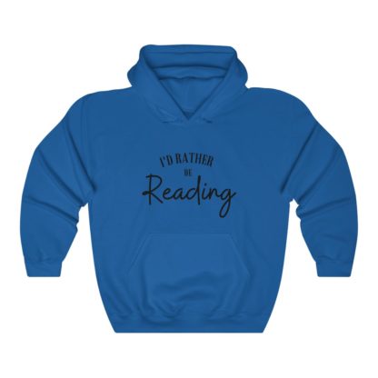 I'd Rather Be Reading Hooded Sweatshirt - Image 7