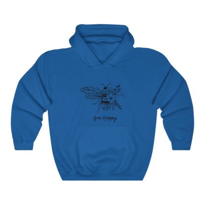 Bee Happy Hooded Sweatshirt - Image 5