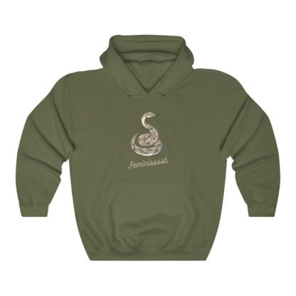 Feminist Snake Hooded Sweatshirt - Image 5