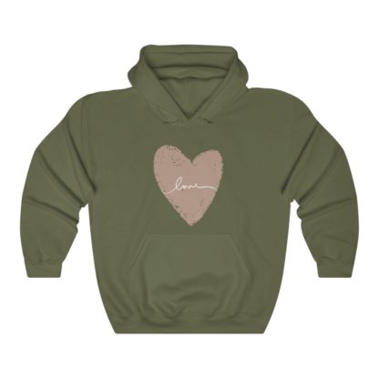 Cute Love Heart Hooded Sweatshirt - Image 4