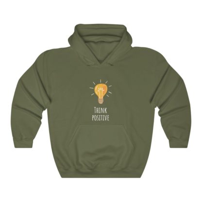 Think Positive Hooded Sweatshirt - Image 4