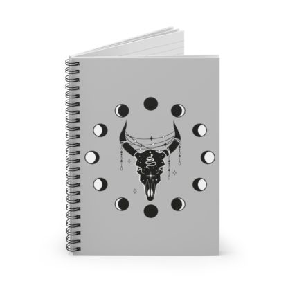 Bull and Moon Spiral Notebook - Image 3