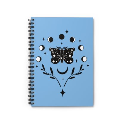 Moth and Moon Spiral Notebook - Image 2