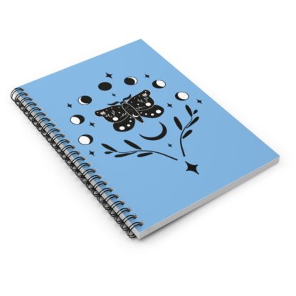 Moth and Moon Spiral Notebook - Image 4