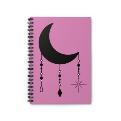 Moon and Crystals Spiral Notebook - Image 2