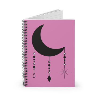 Moon and Crystals Spiral Notebook - Image 3