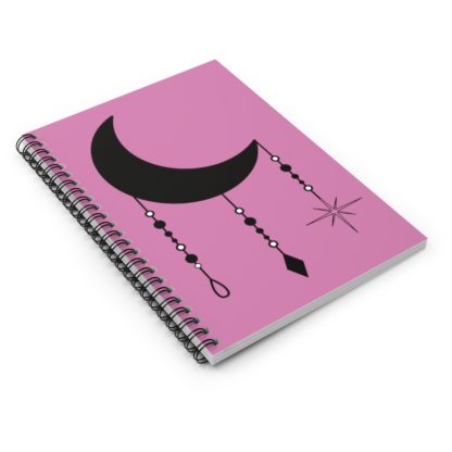 Moon and Crystals Spiral Notebook - Image 4