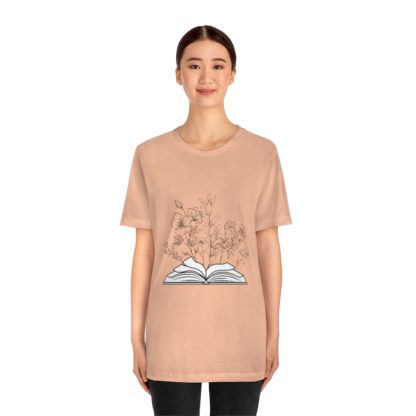 Cute Flower Book Tee - Image 2