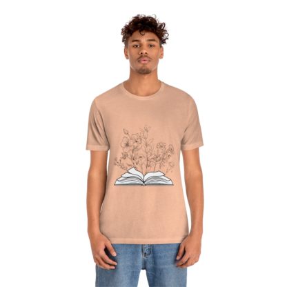 Cute Flower Book Tee - Image 3