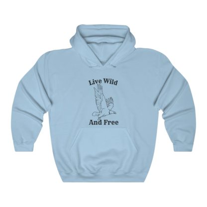 Live Wild And Free Hooded Sweatshirt - Image 4