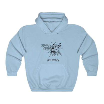 Bee Happy Hooded Sweatshirt - Image 4