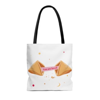 You Are Loved Fortune Cookie Tote Bag - Image 2