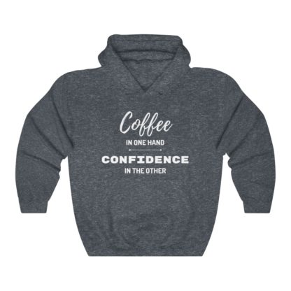 Coffee and Confidence Hooded Sweatshirt - Image 6