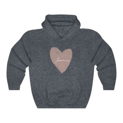 Cute Love Heart Hooded Sweatshirt - Image 8