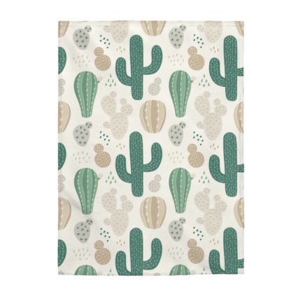 Cactus Velveteen Plush Blanket - Image 5