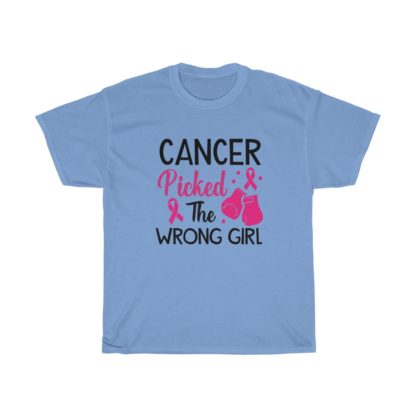 Cancer Picked The Wrong Girl Tee - Image 10