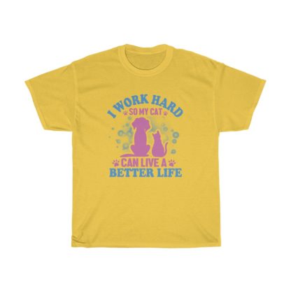 I Work Hard Tee - Image 4