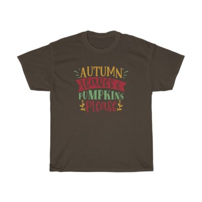 Autumn Leaves And Pumpkins Please Tee - Image 6