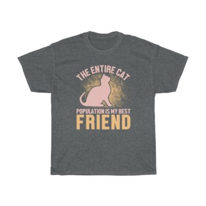 Cats Are Friends Tee - Image 5