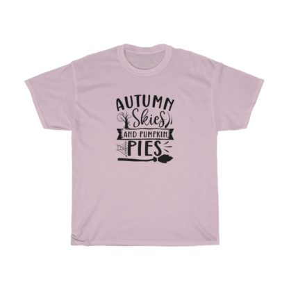 Autumn Skies And Pumpkin Pies Broom Tee - Image 9